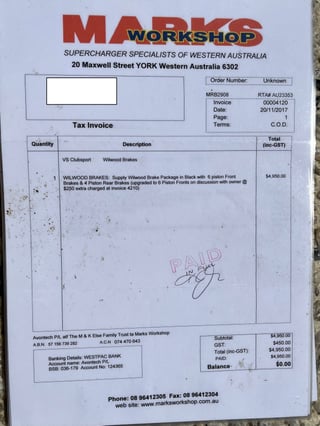 1996 HSV VS Clubsport - Build No.1289