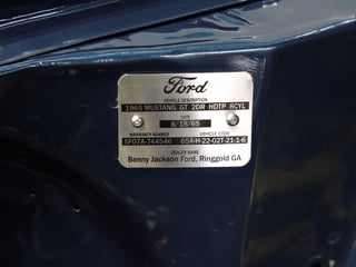 1965 Ford Mustang GT Hardtop - 289 4V …