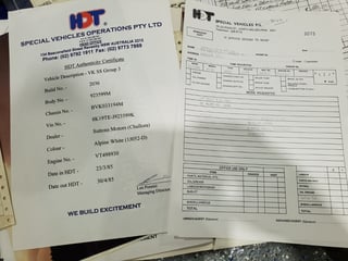 1985 VK HDT Commodore SS Group 3 - 21,000 klms