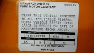 1970 Mercury Cougar Eliminator