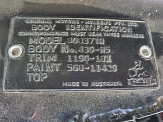 1969 Holden HT GTS Monaro 350 V8