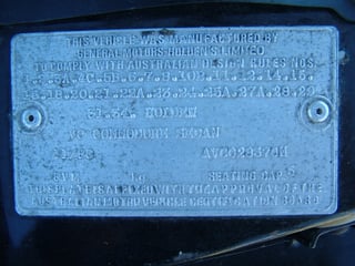 HDT VC Brock Commodore #367