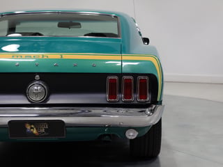 1969 Ford Mustang Mach 1 351ci Windsor - Silver Jade Metallic