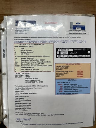 1969 Ford Mustang BOSS 429 - Candy Apple Red