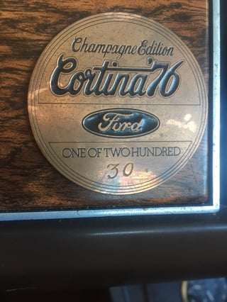 1976 TD Cortina XLE Champagne Edition