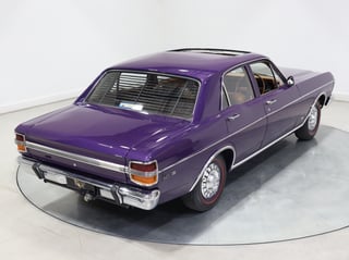 1971 Ford XY Falcon 500 6cyl Top Loader - Wild Violet Sunroof