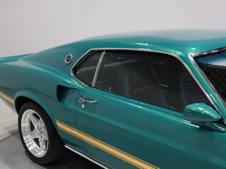 1969 Ford Mustang Mach 1 351ci Windsor - Silver Jade Metallic