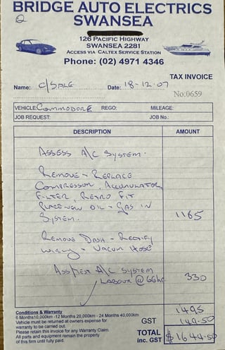 1980 HDT VC Brock Build No 367 - Tuxedo Black