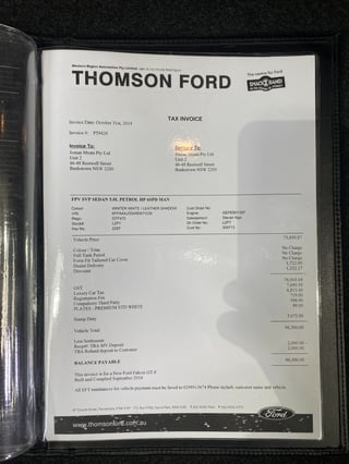 2014 FPV FG MKII Falcon GTF - 621km Winter White