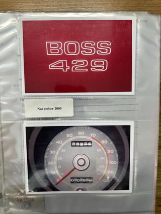 1969 Ford Mustang BOSS 429 - Candy Apple Red