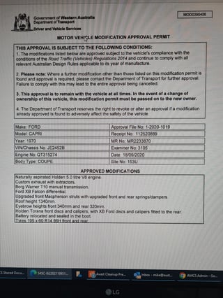 1970 Ford Capri GT 5000 V8