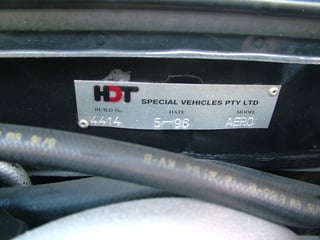 1996 VS HDT Aero Build No. 002
