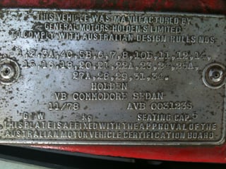 VB SL Commodore 4.2L V8