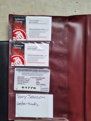 2011 VE Commodore SSV Redline - Patterson Cheney Race Sport RS350