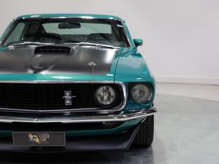 1969 Ford Mustang Mach 1 351ci Windsor - Silver Jade Metallic