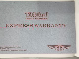 1992 Tickford Falcon EB GT - Build No.24