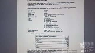 1973 XA GS Fairmont Hardtop 351 V8