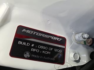 2017 VF Series II Holden Commodore Motorsport Edition - 8 kilometres!