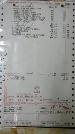 1970 Mercury Cougar Eliminator