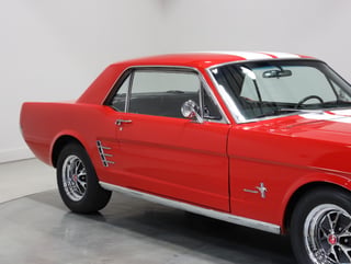 1966 Ford Mustang Coupe 289ci LHD- Candy Apple Red