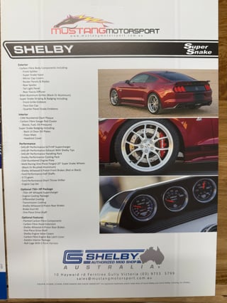 2017 Shelby Super Snake - Whipple Supercharged 750HP - Ruby Red Metallic