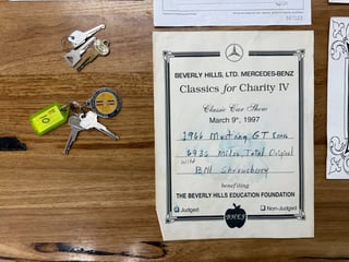 1966 Ford Mustang Convertible GT - 289 4V - Silver Blue