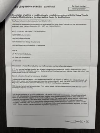 1975 Holden LH SLR 5000 Tribute - Barbados Green