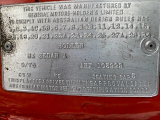 1976 Holden HX GTS Monaro 308 V8