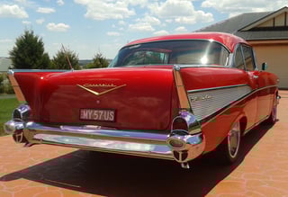 1957 Belair 2 door Pillarless