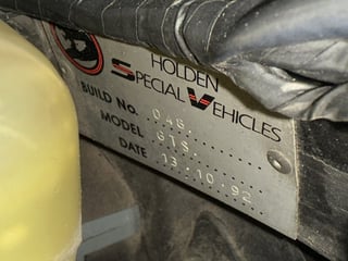 1992 HSV VP GTS Build No 048 - Anthracite