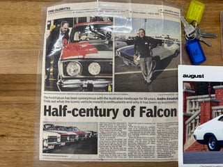 1973 Ford XA Falcon 500 Superbird - Polar White 