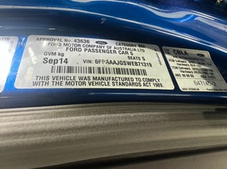 2014 FPV FG Mk II GTF Build No 485 - Kinetic Blue