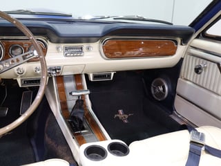 1965 Ford Mustang Convertible 302ci - Estoril Blue Metallic 