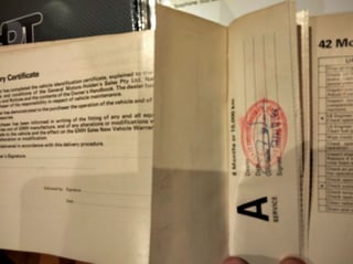 1980 VC HDT Brock Commodore Build No. 195