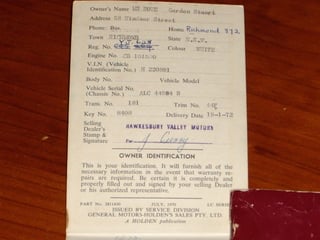 1971 LC Holden Torana S