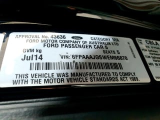 2014 Ford FPV Falcon GTF Build 83 / 500 - Manual