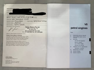 2004 Holden VZ Monaro CV8 - Turismo Mica - 1,974km