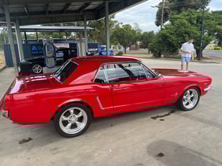 1965 Ford Mustang Hardtop - Rangoon Red