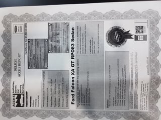 1973 Ford Falcon XA GT RPO 83