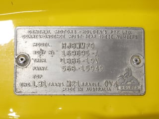 1975 Holden HJ Sandman Panel Van 308ci 4spd  - Absinth Yellow -