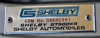 2009 Ford Shelby Mustang GT500KR