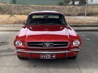 1965 Ford Mustang Hardtop - Rangoon Red