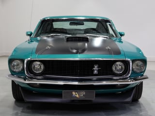 1969 Ford Mustang Mach 1 351ci Windsor - Silver Jade Metallic