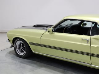 1969 Ford Mustang Mach 1 351 4V Windsor 4sp Man - Lime Gold