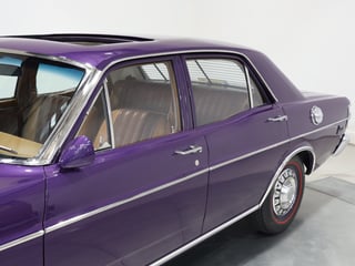 1971 Ford XY Falcon 500 6cyl Top Loader - Wild Violet Sunroof