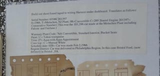 1966 Mustang Convertible