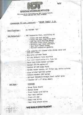 VH Group 3 Brock Commodore