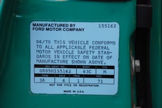 70  Fastback Mustang