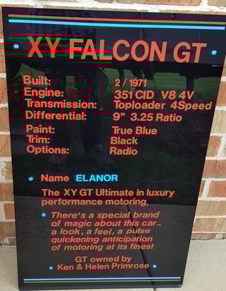 1971 XY GT Ford Falcon