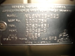 1986 VL Commodore SL Turbo 5 speed